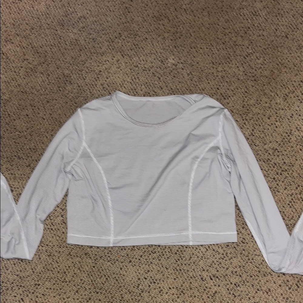 Lululemon Women's White Long Sleeve Top